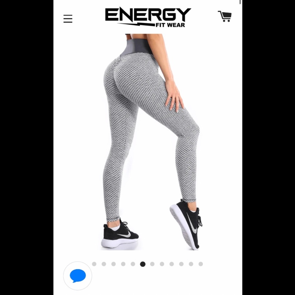 TikTok Leggings / Butt Lift Pants / Size Small / Gray